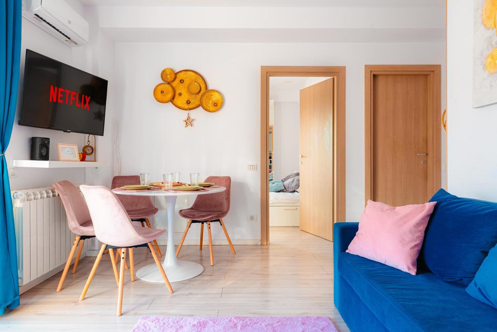 Downtown Apartment Boutique - Blue & Pink Bucareste Exterior foto
